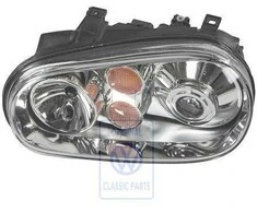 Vag Golf Mk4 1998 2002 Halogeninis Žibintas Su Apšvietimu Originalus 1J1941017L