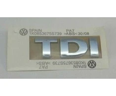 Vag Golf Mk5 2004 2005 2008 2009 Chrominis Raidės Originalus 1K0853675S739