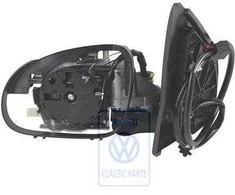 Vag Golf Mk5 2004 2005 Galinio Veidro Rėmelis Satin Juodas Originalus 1K2857507A9B9