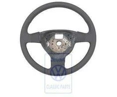 Vag Golf Mk5 2004 2005 Juoda Odės Vairo Ratas Originalus 1K0419091M7B4
