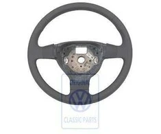 Vag Golf Mk5 2004 2005 Juoda Odės Vairo Ratas Originalus 1K0419091M7B4