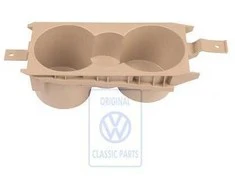 Vag Golf Mk5 2004 2007 Gėlavandens Taurės Laikiklis rusvai gelsvas Originalus 1K08625317G8