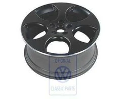 Vag Golf Mk5 2008 2009 Aliuminio Ratas Juodas Matinis Originalus 1K0601025AMZ98