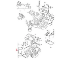 VAG Greitumo Jutiklio Laido Kabelis Audi Q5 2009 2017 Originalus 8R0972252B