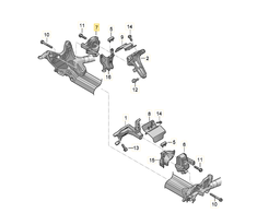 Vag Hidromontavimas Audi A6 Allroad 2006 2011 Originalus 4G0199381MM