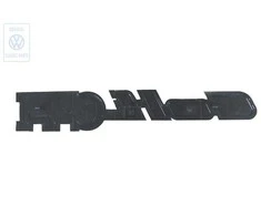 VAG Inscription Juodas Satin Chrome Special VW Golf Jetta II 1983 1992 Originalus 191853687NGX2