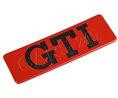 Vag Inscription Satinschwarz Tornadorot Volkswagen Golf Jetta 1990 1992 Originalus 191853714QN5