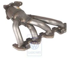 Vag Išmetimo Vamzdis Su Katalizatoriumi Caddy Mk2 Polo 9N Originalus 036253052DX