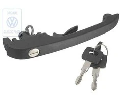 Vag Išorinė Durų Rankena Juoda Golf 4 1997 2003 Originalus 861837205
