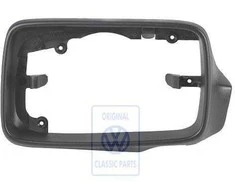 Vag Išorinis Veidrodis Rėmelis Satin Juodas Golf Mk3 Vento Originalus 1H0858553A01C