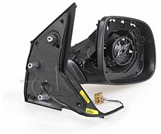 VAG Išorinis Veidrodis Satin Juodas Volkswagen Transporter Kombi 2003-2015 Originalus 7E2857508DE9B9