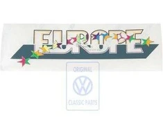 Vag Juostelės Raidės Juodos/Dauginės Spalvos Golf Mk3 Vento 1H9853432V05