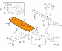 VAG Kėbulo Apdailos Detalės Audi Q7 Q8 RSQ8 4M0825205L Originalus