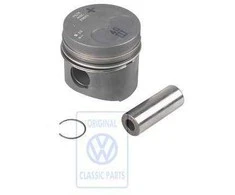 Vag Komplektiškas Stūmoklis Raudonas Caddy Mk1 Golf Mk2 Jetta Mk2 Passat B2 Originalus 068107065AQ003