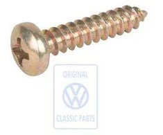 VAG Lakštinio Metalo Varžtas Su Apvalia Galvute Golf Mk1 Jetta Mk1 Passat B1 Originalus N0139553