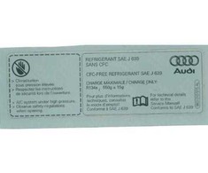 VAG lipdukas oro kondicionieriui AUDI Audi A4 allroad quattro Wagon S4 8K0010515AL