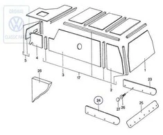 Vag Lt Mk1 Camper 1983 1996 Originalus 281070004E