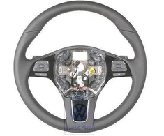VAG Multifunkcinis Vairo Ratas Odinis Juodas Volkswagen Touareg 7P 2011 2014 Originalus 7P6419091CADJ
