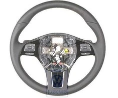 VAG Multifunkcinis Vairo Ratas Odinis Juodas Volkswagen Touareg 7P 2011 2014 Originalus 7P6419091CADJ