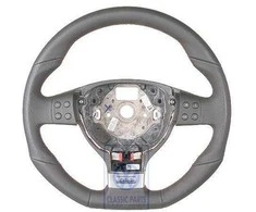 Vag Multifunkcinis Vairo Ratas Odinis Juodas Baltas Jetta Mk5 2009 2010 Originalus 1K0419091GNXDP