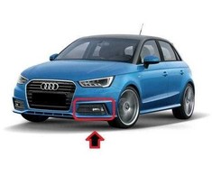VAG NAUJAS AUDI A1 8X S-LINE ORIGINALUS KAIRĖS PUSĖS PRIEKINIS BAMPEŲ RŪKO ŠVIESOS GROTELĖS 8XA807647A