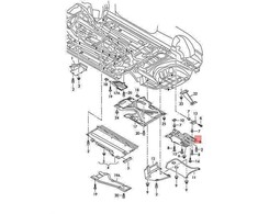 VAG NAUJAS AUDI A4 AVANT S4 QUATTRO 8K2 8K5 POŽEMIO APDAILA 8K0825215G ORIGINALI