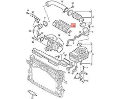 VAG NAUJAS AUDI AUDI TTRS KUPĖS KELIAS. KELIO KAPOTAS 07K129597G ORIGINALUS