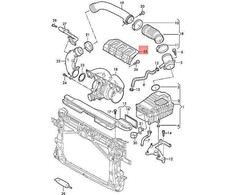 VAG NAUJAS AUDI AUDI TTRS KUPĖS KELIAS. KELIO KAPOTAS 07K129597G ORIGINALUS