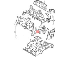 VAG NAUJAS AUDI AUDI TTRS KUPĖS ROADSTER TT TTS VANDENS NUTEKĖJIMO ŽARNAS 8J7825597B ORIGINALI