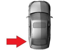 VAG Naujas OEM AUDI Q5 09-16 Galinis buferis pilkas apdailos elementas kairiajame ratų arkos 8R0853827A1QP