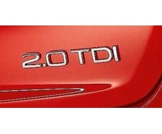 VAG NAUJAS ORIGINALUS AUDI A3 A4 A5 A6 TT 2.0TDI BAGAŽO EMBLEMA ŽENKLAS CHROMAS 8P0853743G 2ZZ