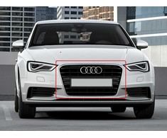 VAG Naujas originalus AUDI A3/S3 (2013-2017) priekinis bamperio radiatoriaus groteles 8V3853651T94 OEM