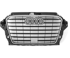 VAG Naujas originalus AUDI A3 S3 priekinis S-Line buferis centrinis radiatoriaus groteles 8V5853651CT94