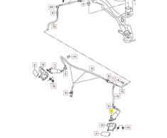 VAG NAUJAS ORIGINALUS AUDI A5 S5 12-16 DEŠINIS ŽIBINTŲ PLAUTUVAS PURKŠTUKAS 8T0955102D