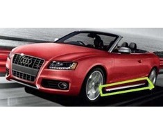 VAG Naujas originalus AUDI A5 S5 šoninis sparnas kairėje pusėje, paruoštas dažymui, akmenų smūgių apsaugai 8T0854931AGRU OEM