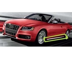 VAG Naujas originalus AUDI A5 S5 šoninis sparnas kairėje pusėje, paruoštas dažymui, akmenų smūgių apsaugai 8T0854931AGRU OEM