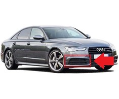 VAG NAUJAS ORIGINALUS AUDI A6 15-18 S-LINE PRIEKINIS BAMPERIS APATINIS DEŠINIS ORA VENTILIACIJOS GROTELĖS
