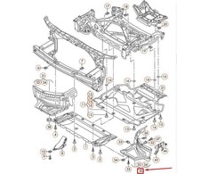 VAG NAUJAS ORIGINALUS AUDI A6 C7 PRIEKINIS KAIRĖS PUSĖS RATO SPOILERIS PURVO APSAUGA