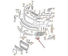 VAG Naujas originalus Audi dangtis 420807752C9B9 OEM