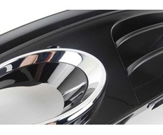 VAG Naujas originalus Audi Q5 13-16 priekinis bamperis rūko žibinto groteles kairėje juodos spalvos 8R0807681MBJI