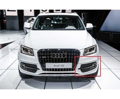 VAG Naujas originalus AUDI Q5 priekinis kairysis oro vadovas groteles satino juodos spalvos 8R0807681ACBFM OEM