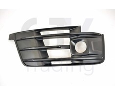 VAG NAUJAS ORIGINALUS AUDI Q7 PRIEKINIS BUFERIS DEŠINIS O/S APATINIS ORA GIDAS GROTELĖ 4M0807682EGXE