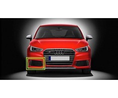 VAG NAUJAS ORIGINALUS AUDI S1 15-17 PRIEKINIS BUFERIS DEŠINĖS PUSĖS ORA VADOVAS GROTELĖS ALIUMINIO MATINIS