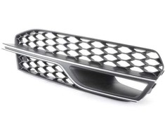 VAG Naujas originalus Audi S3 8V priekinis bamperis apatinė grotelė dešinė juoda chromu 8V3807682LBMO