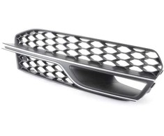 VAG Naujas originalus Audi S3 8V priekinis bamperis apatinė grotelė dešinė juoda chromu 8V3807682LBMO