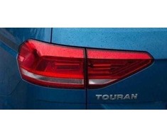VAG Naujas originalus VOLKSWAGEN Touran chromuotas bagažinės dangčio ženklelis 1T0853687C739