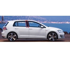 VAG NAUJAS ORIGINALUS VW GOLF MK7 13-17 5 DURŲ GALINIS DEŠINIS O/S B-STULPAS APDALE Juodas
