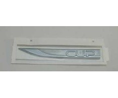 VAG NAUJAS ORIGINALUS VW GOLF MK7 KAIRĖS PUSĖS KREIVĖS SPECIALIOSIOS REDAKCIJOS PUODELIO EMBLEMA 5G0853688R CMO