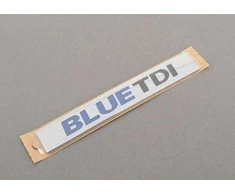 VAG Naujas originalus VW MĖLYNAS TDI galinis bagažinės ženklelis emblema mėlyna chromu 3C0853675BQWWS OEM