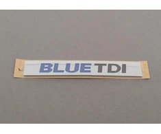 VAG Naujas originalus VW MĖLYNAS TDI galinis bagažinės ženklelis emblema mėlyna chromu 3C0853675BQWWS OEM